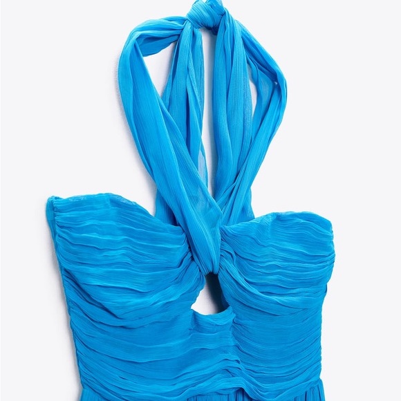 Zara Cut Out Maxi Dress - Picture 13 of 16